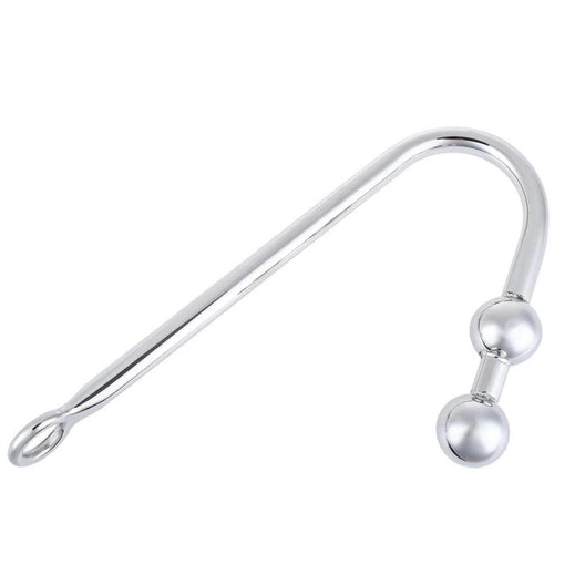 Anal Hooks Anal 4417 Hook Pleasurable Steel Stainless Two Balls 1007